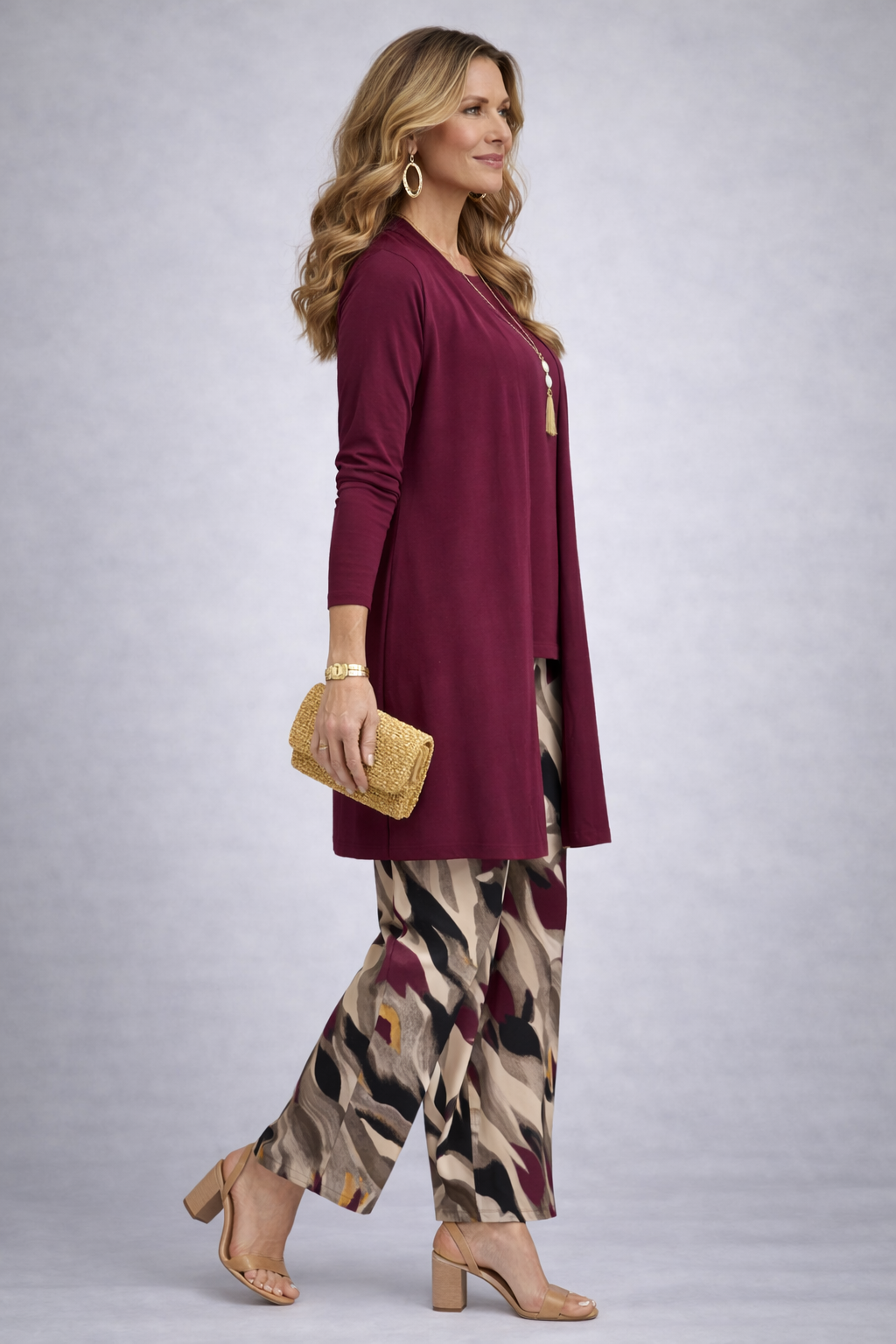 Three-Piece Set · Bordeaux