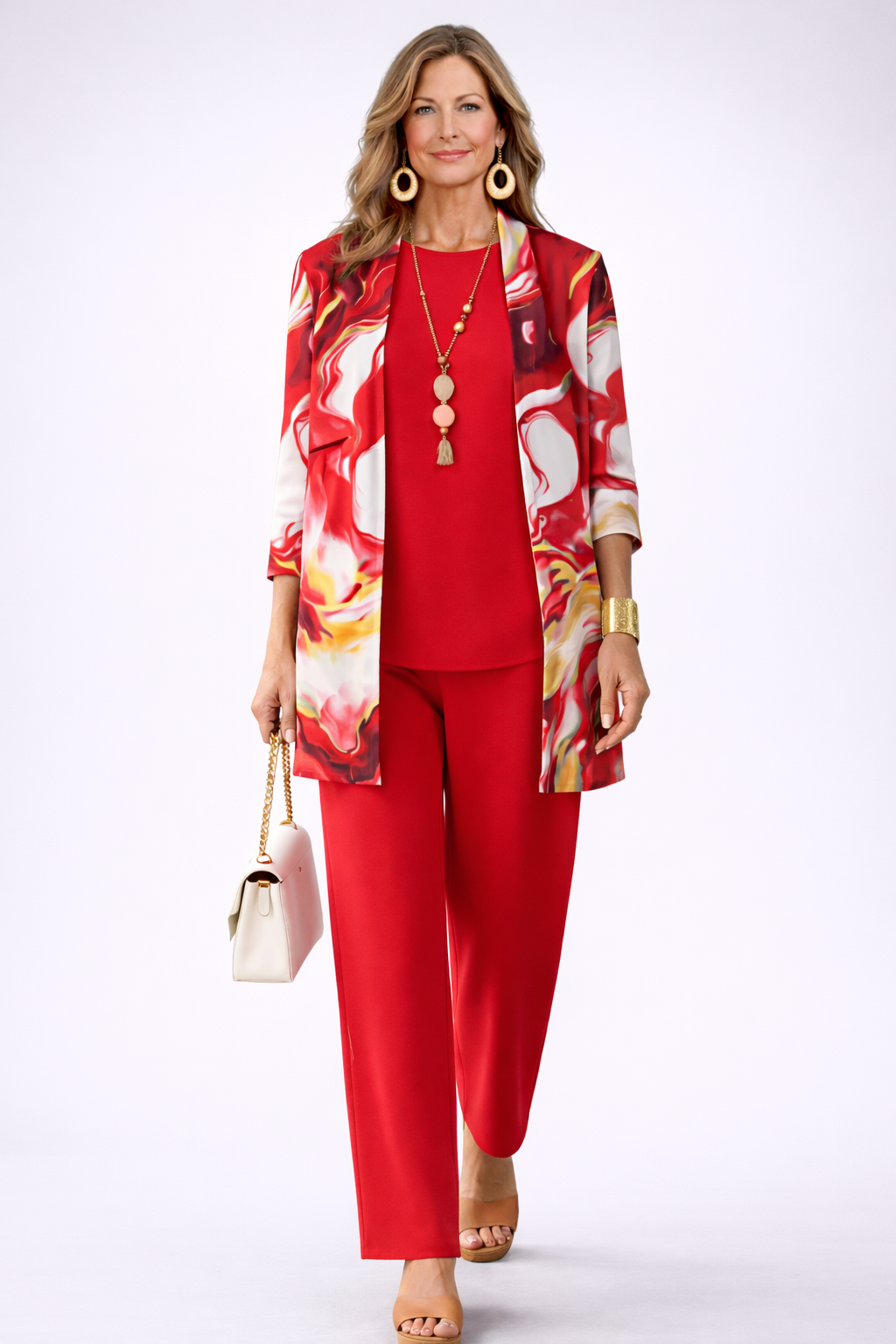 Three-Piece Set · Red