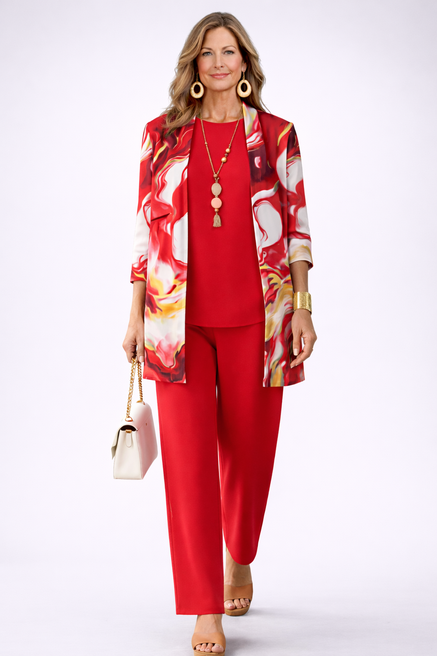 Three-Piece Set · Red