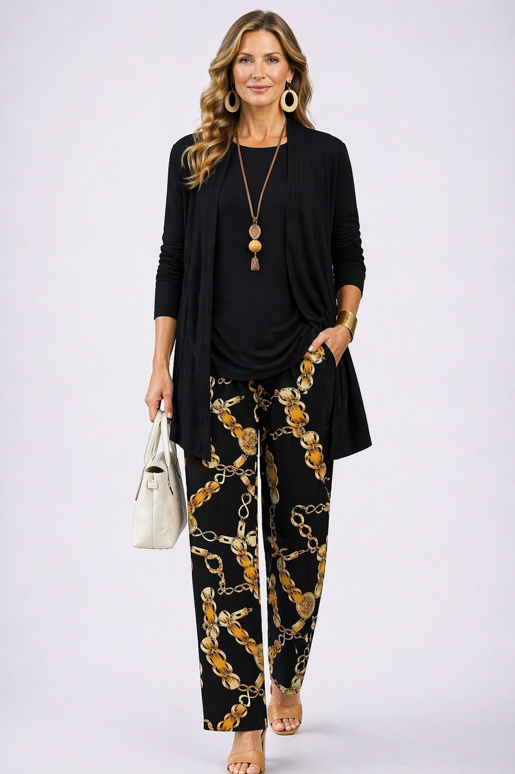 Three-Piece Set · Black and Gold