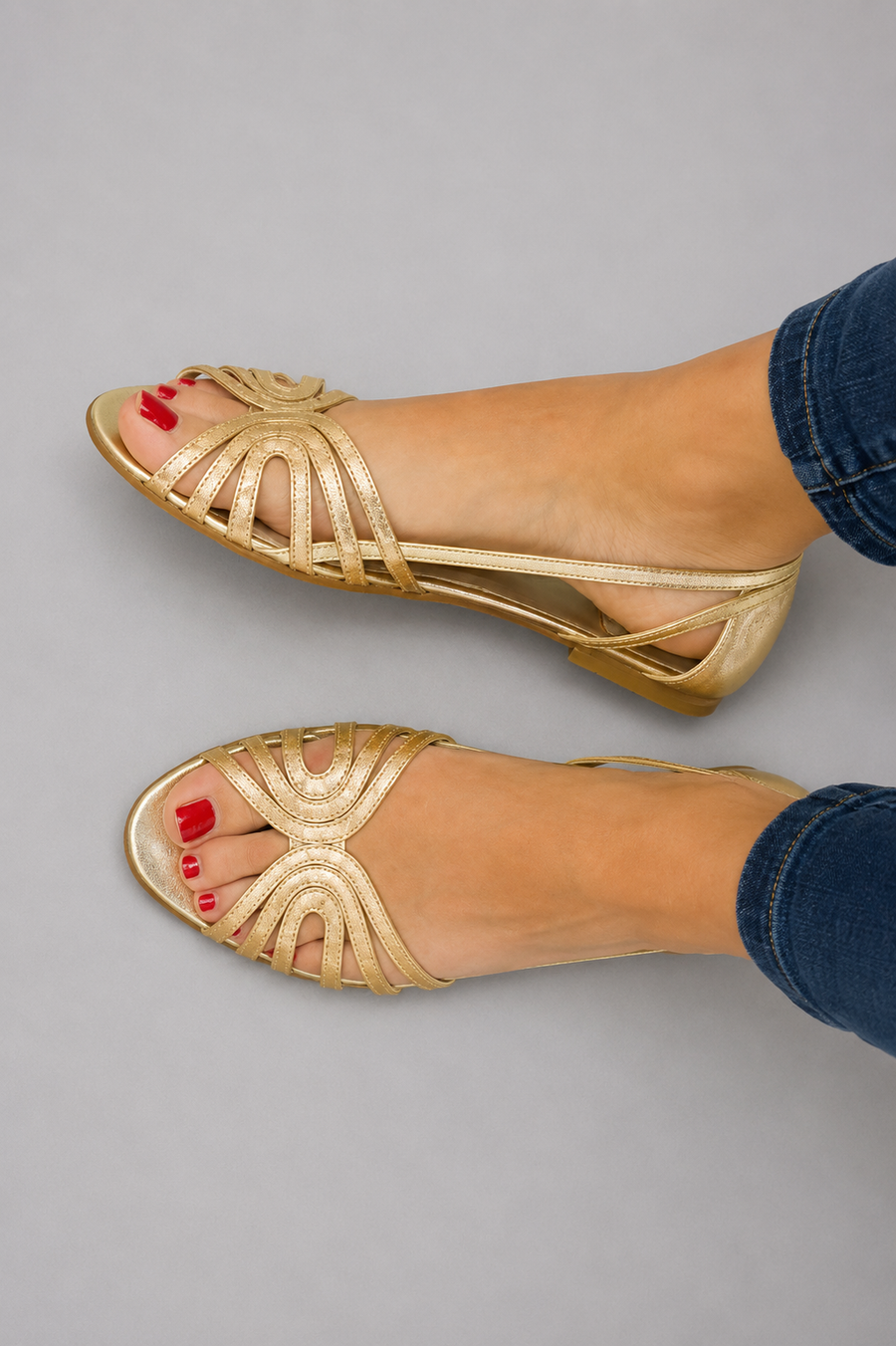 Éléonore™ | Golden Sandals Summer Light