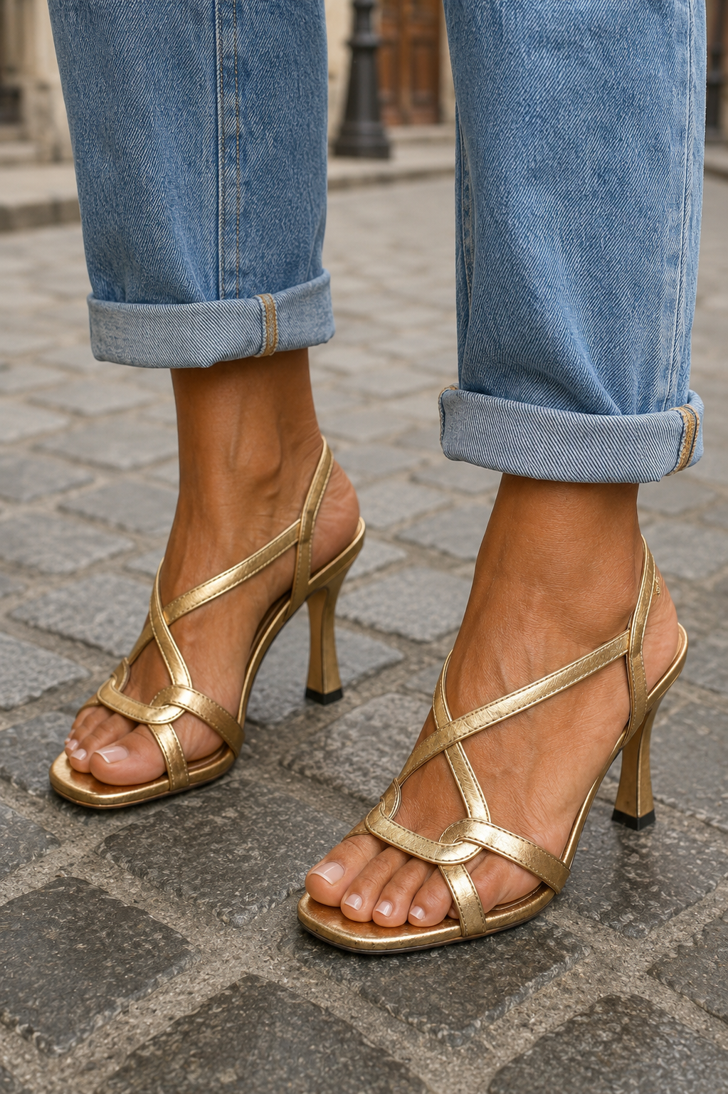 Cassandra | Women's Gold Heel