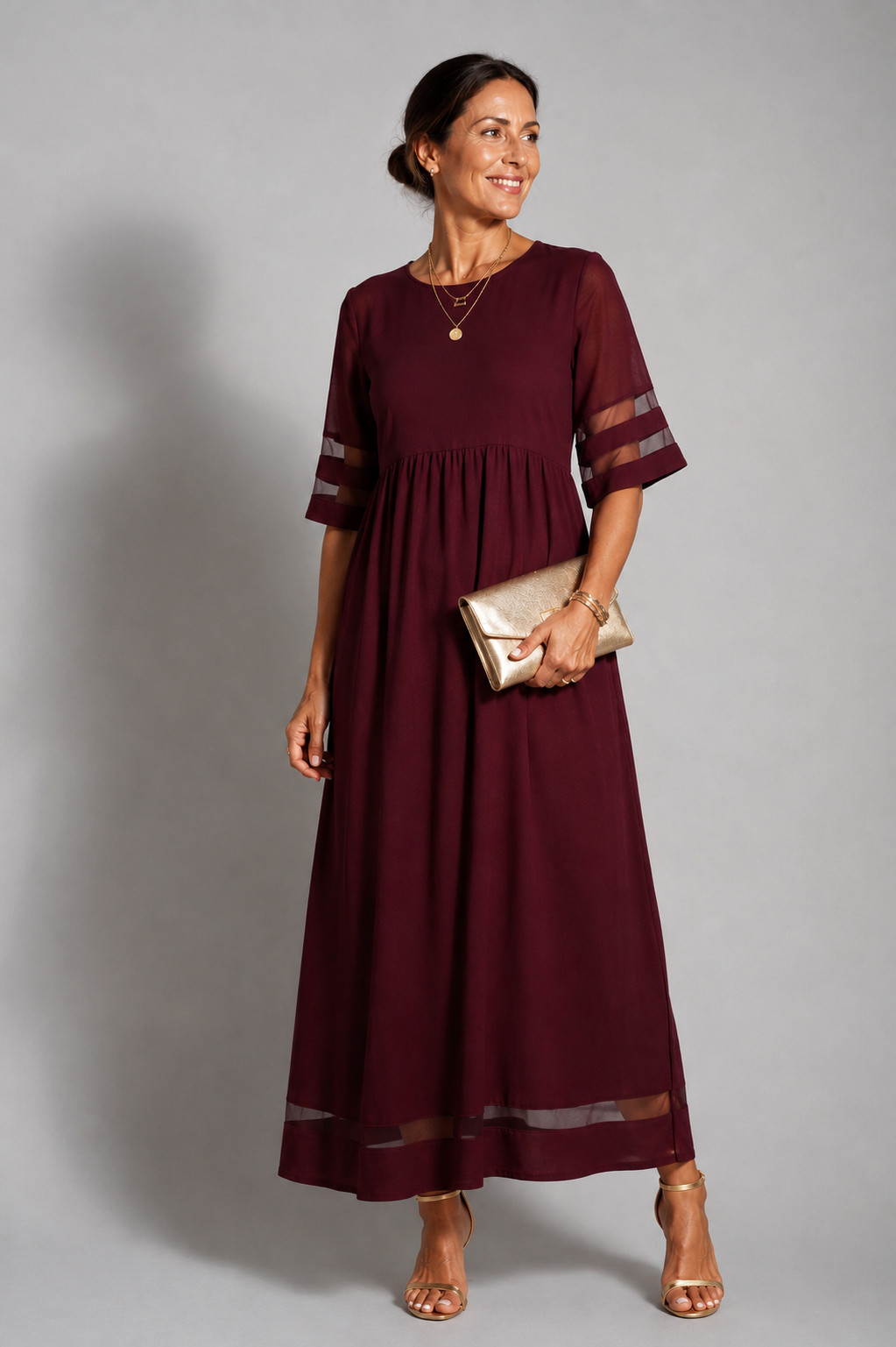 Aubrey | Flattering Tummy-Smoothing Midi Dress