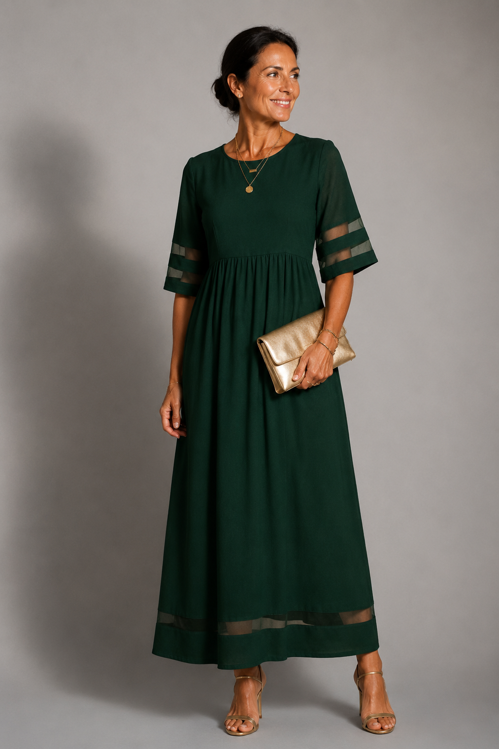 Aubrey | Flattering Tummy-Smoothing Midi Dress
