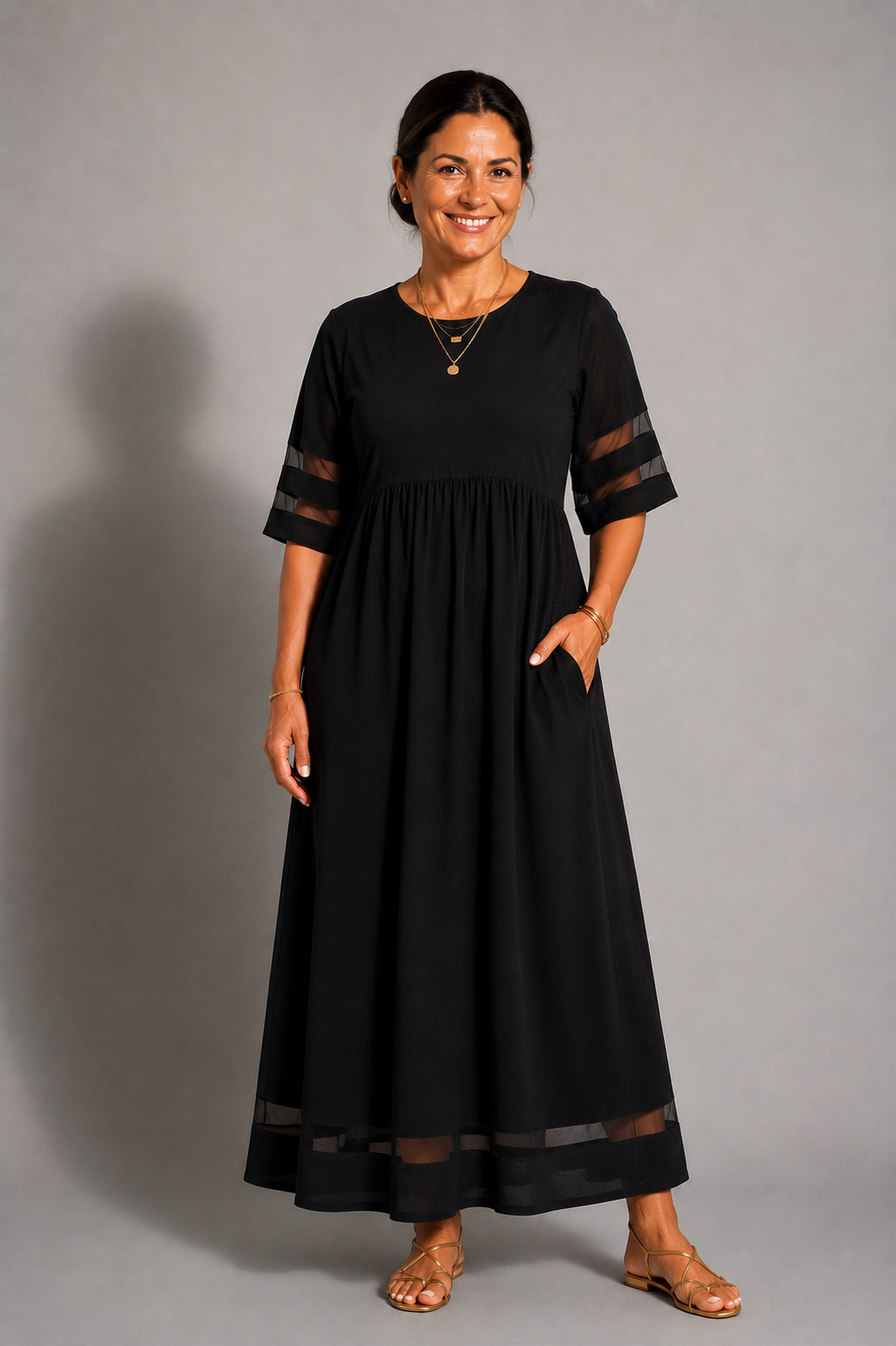 Aubrey | Flattering Tummy-Smoothing Midi Dress