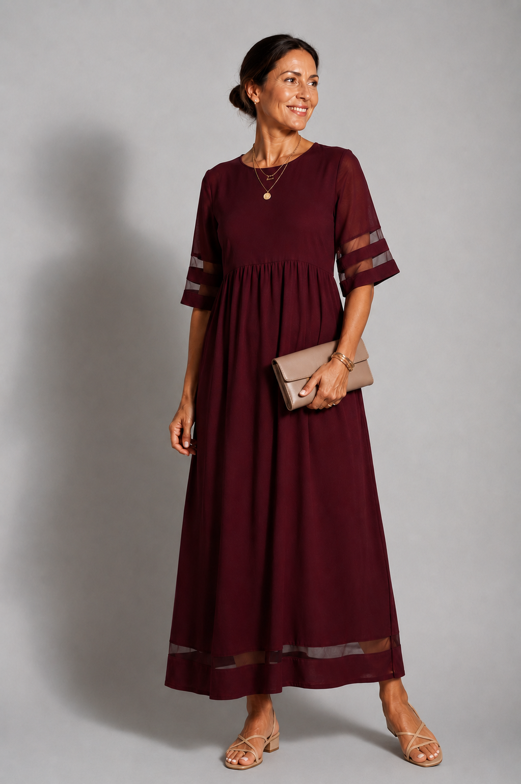 Aubrey | Flattering Tummy-Smoothing Midi Dress