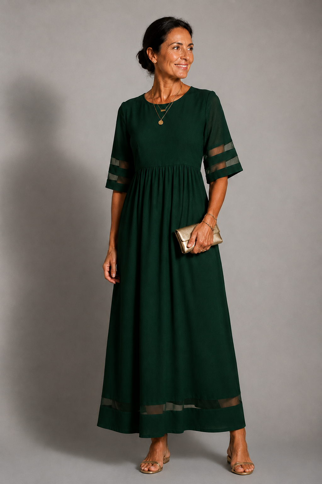Aubrey | Flattering Tummy-Smoothing Midi Dress