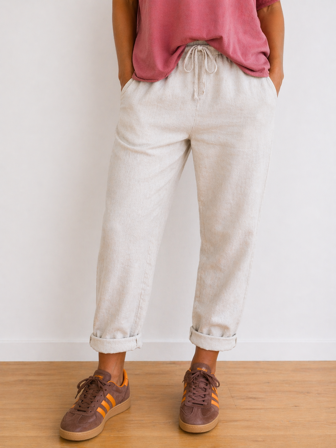 Yanna | Comfortable Loose Fit Linen Trousers