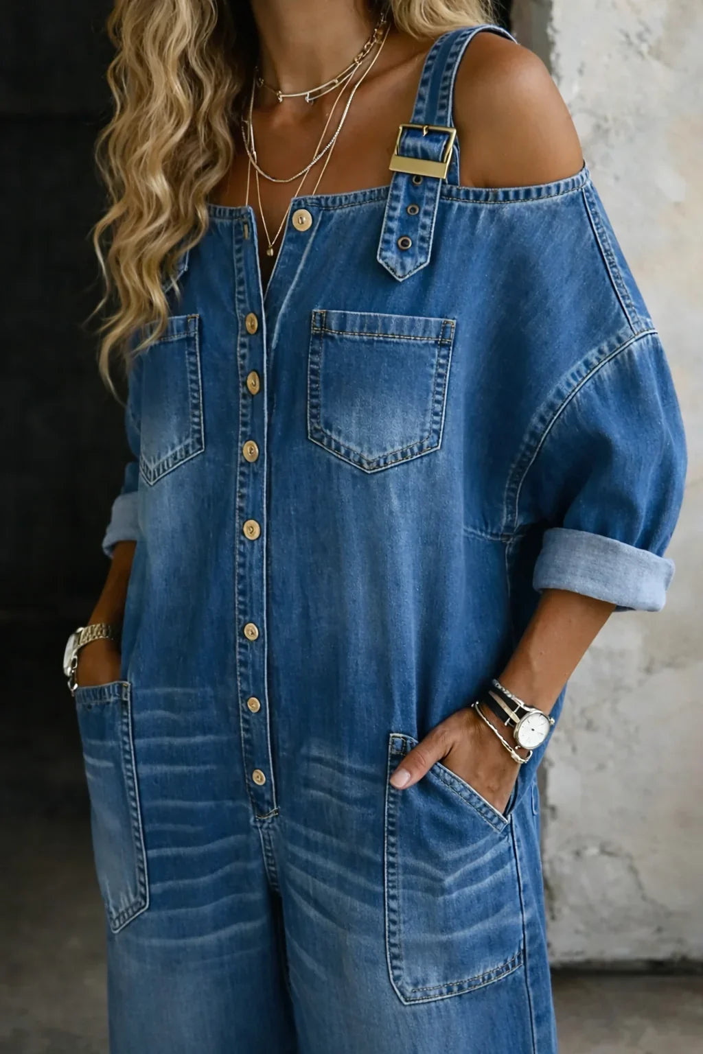 Nadia Mono Relaxed Fit Casual Style