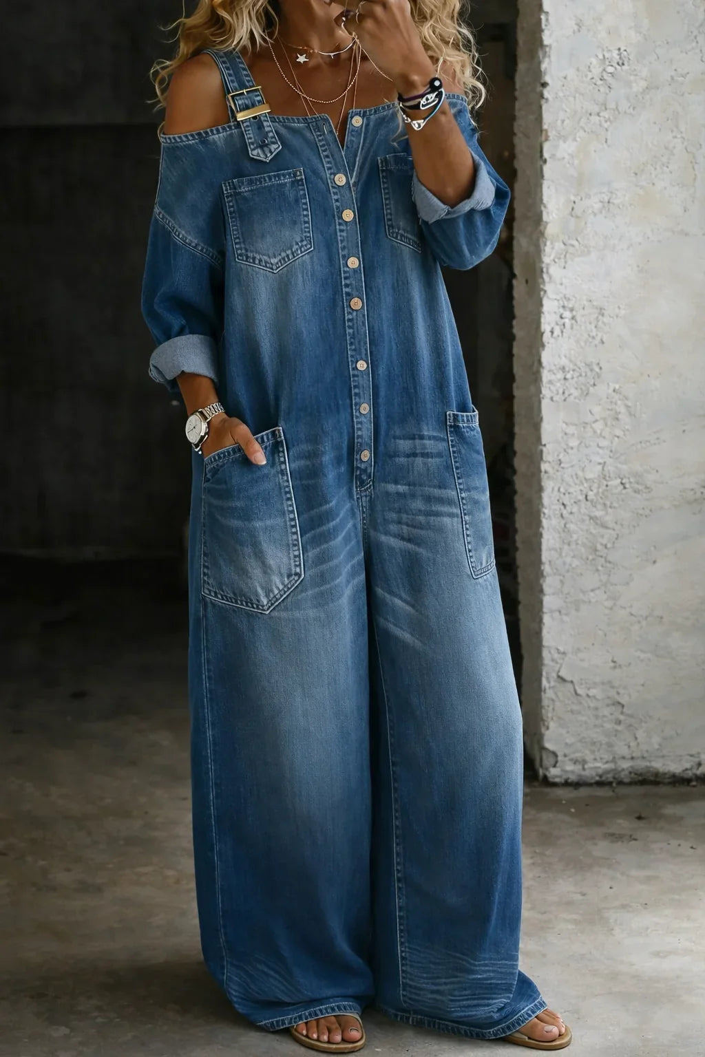 Nadia Mono Relaxed Fit Casual Style