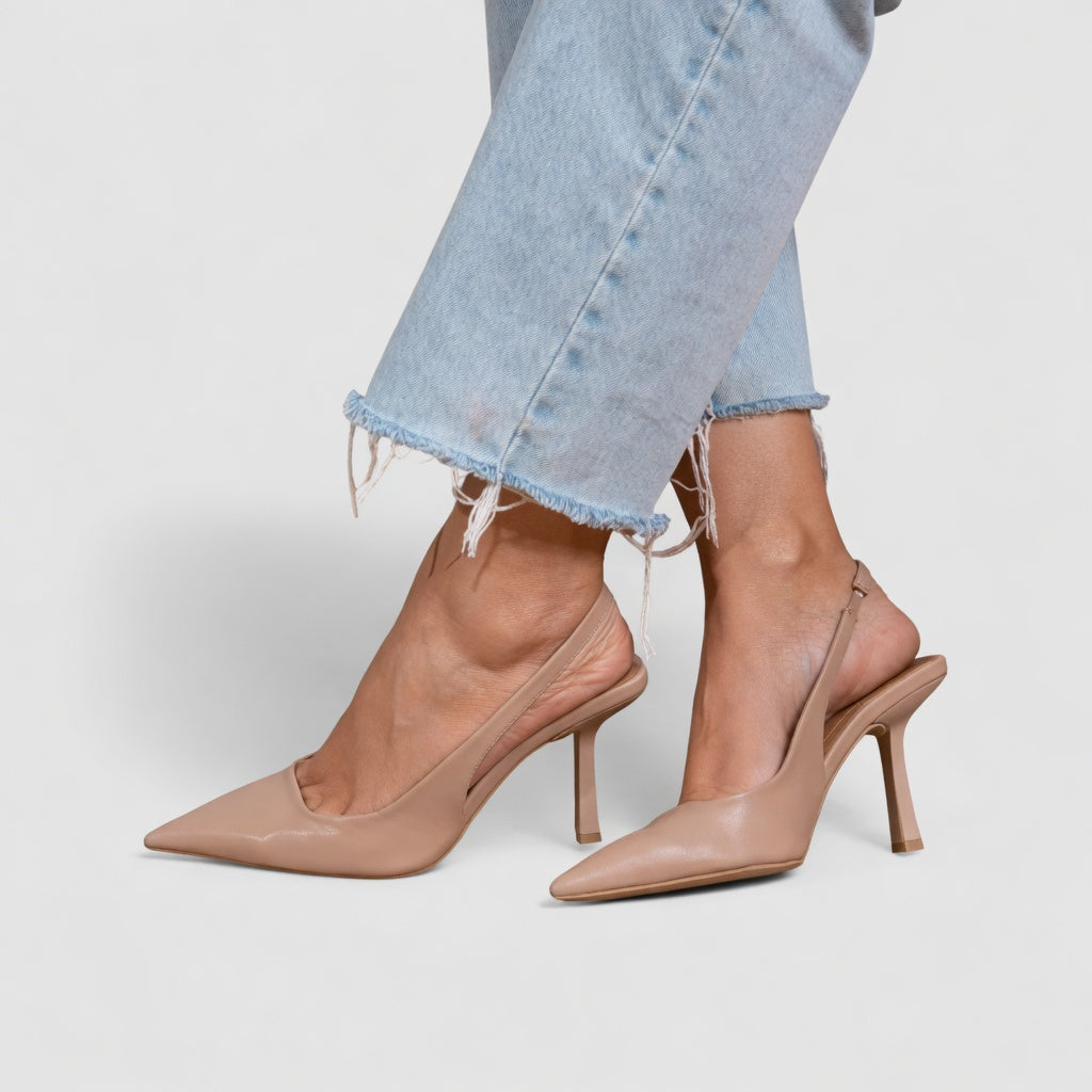 Élizabeth — Slingback stiletto heels with Parisian elegance