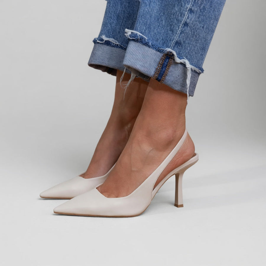 Élizabeth — Slingback stiletto heels with Parisian elegance