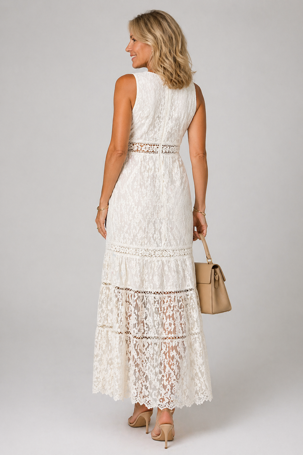 Elara Beige Dress