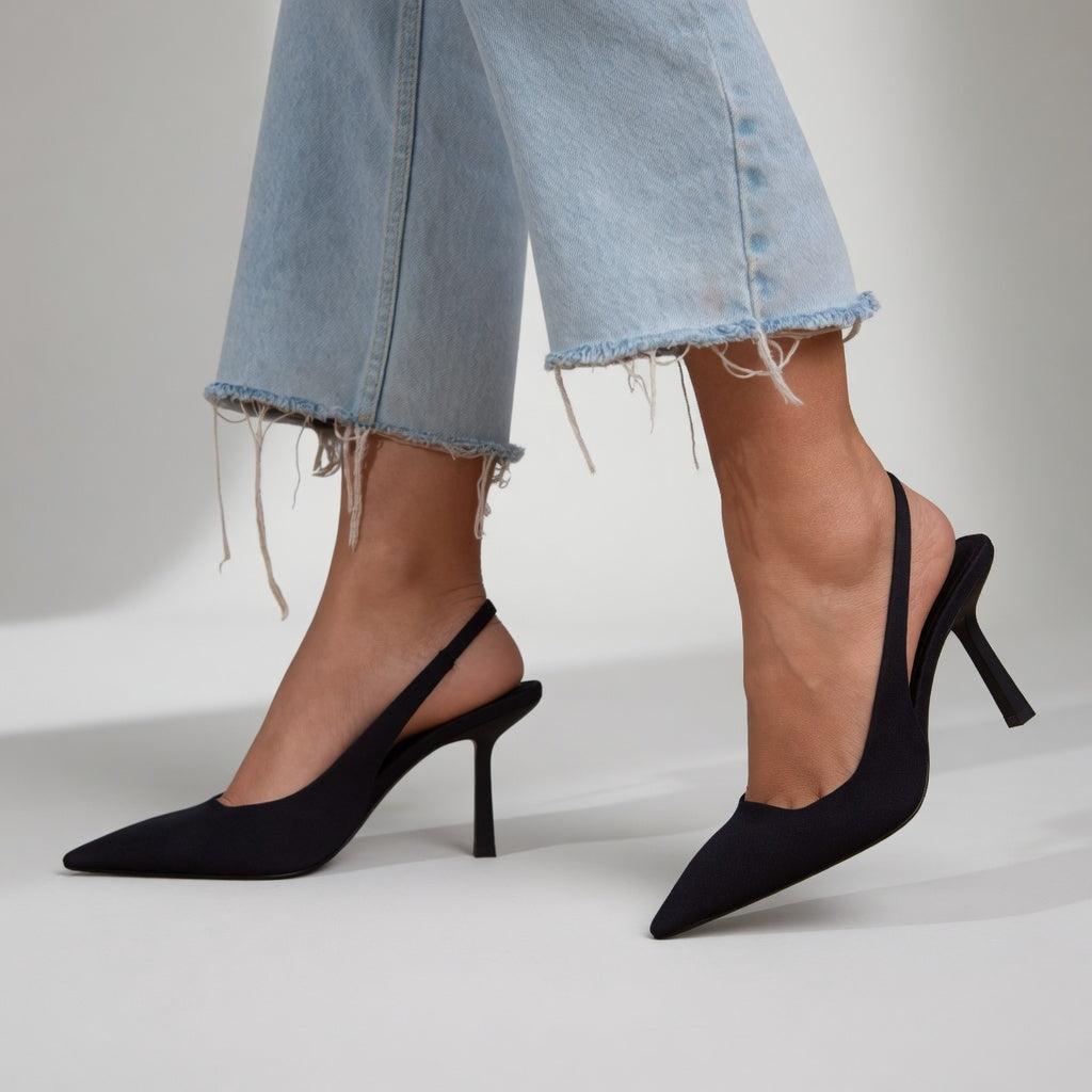 Élizabeth — Slingback stiletto heels with Parisian elegance