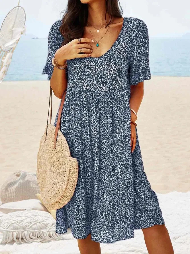 Daisy | Women's Ditsy Floral Flutter Sleeve Mini Dress