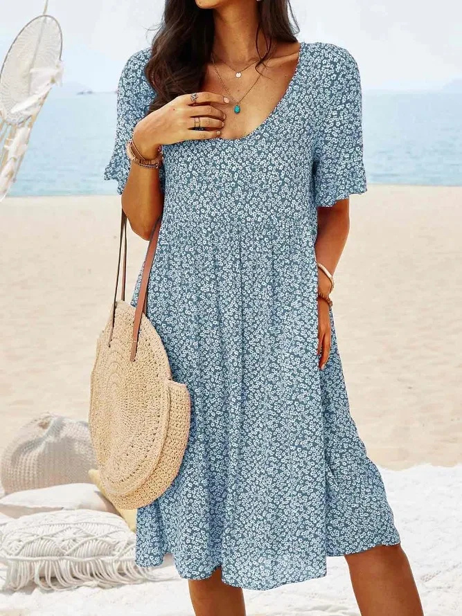 Daisy | Women's Ditsy Floral Flutter Sleeve Mini Dress