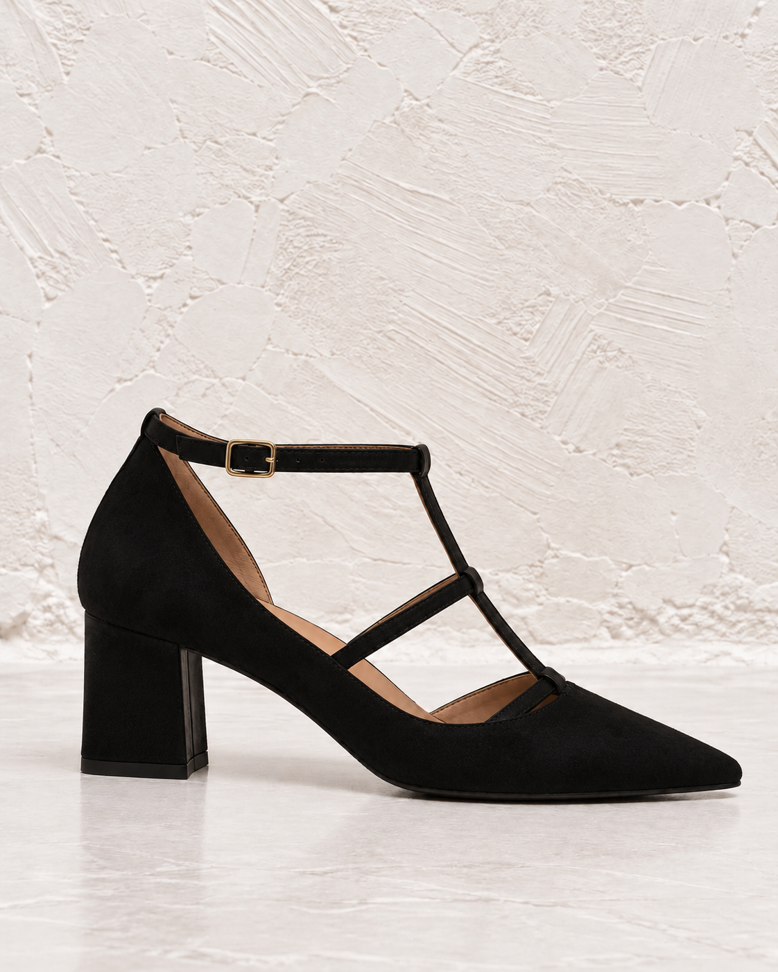 Sarah | Strappy Pointed Block Heels
