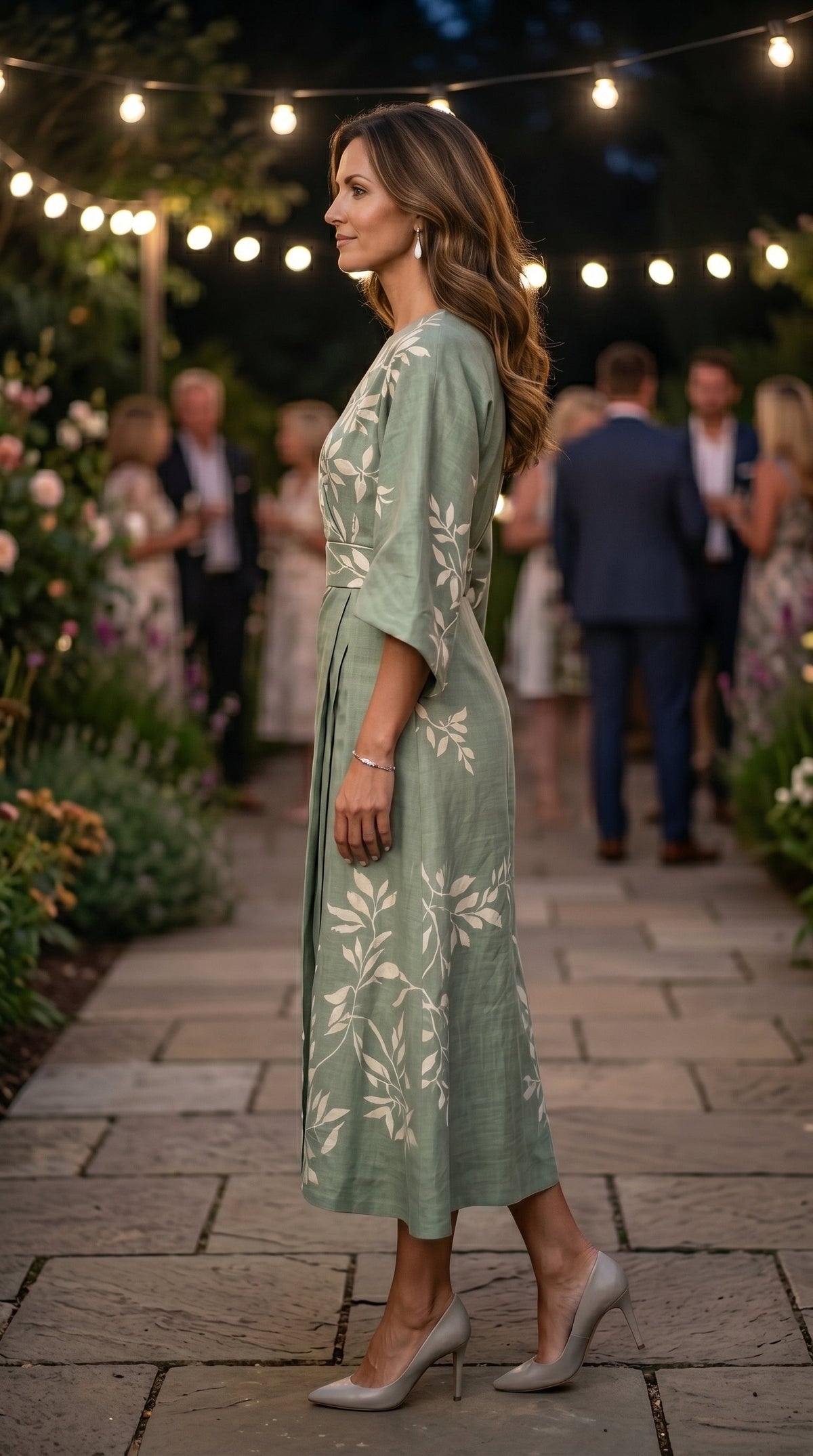 Eden - High Waist Floral Dress