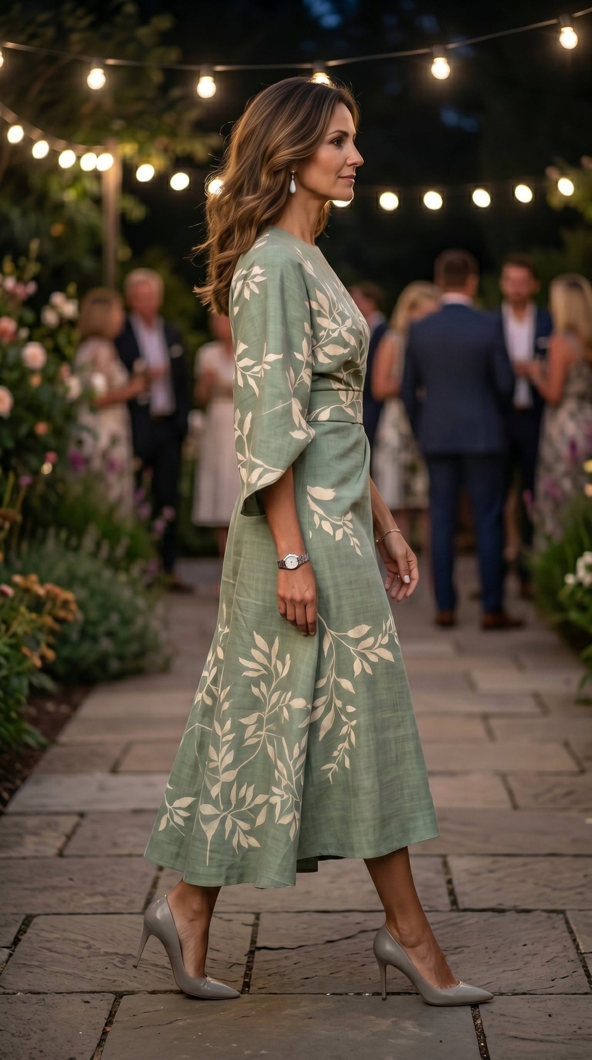 Eden - High Waist Floral Dress
