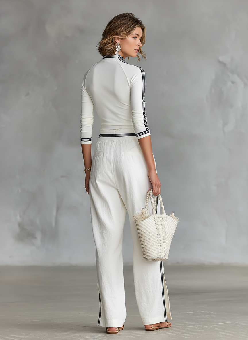 Ginevra - Two-Piece Sports Set with Wide Trousers