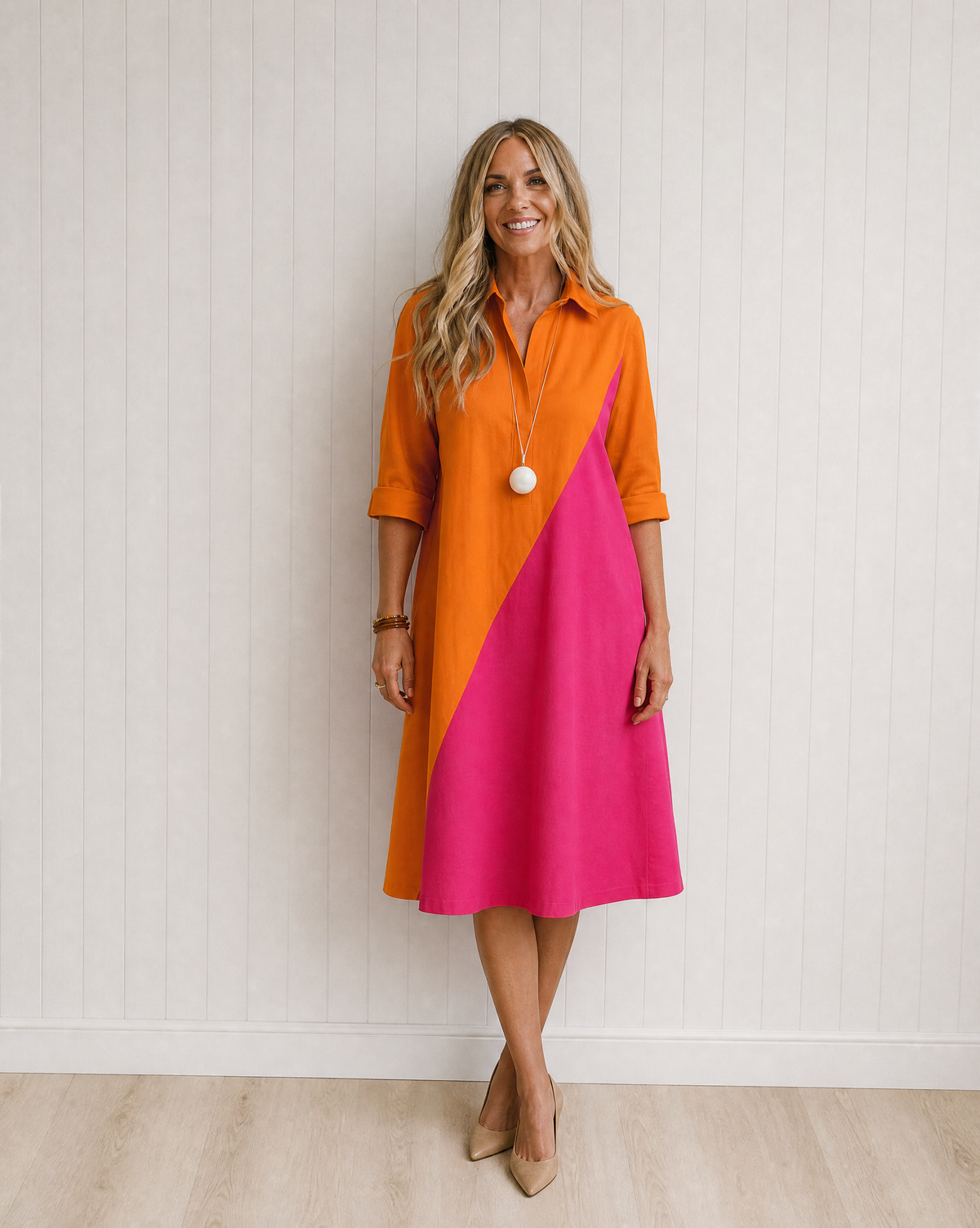Aurelia Elegant Midi Dress