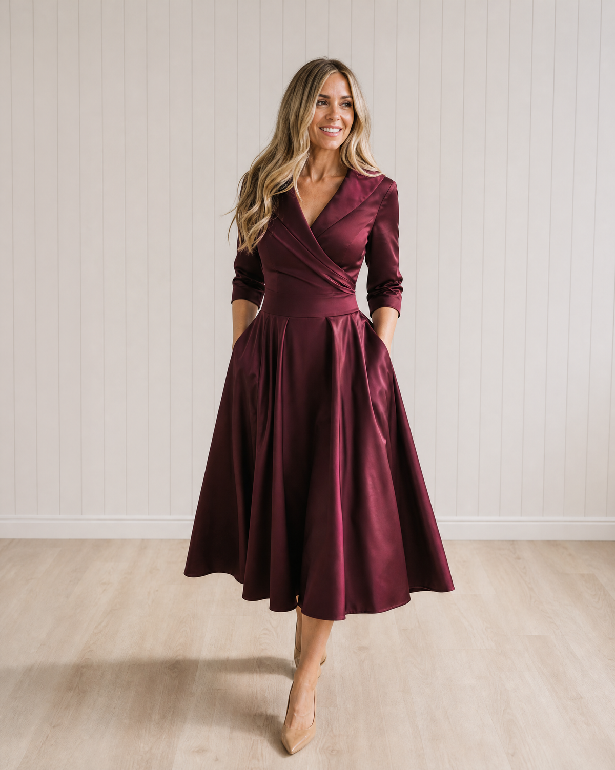 Beatrix | Elegant Midi Dress