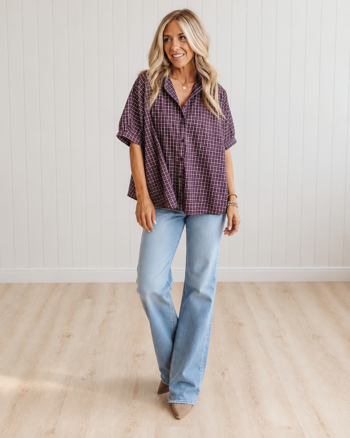 Ember Oversized Check Shirt
