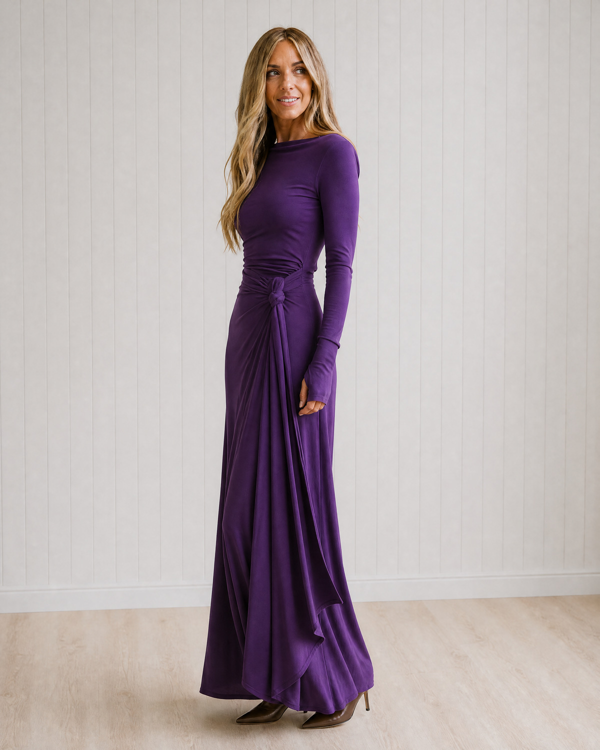 Esther Elegant Flowing Maxi Dress
