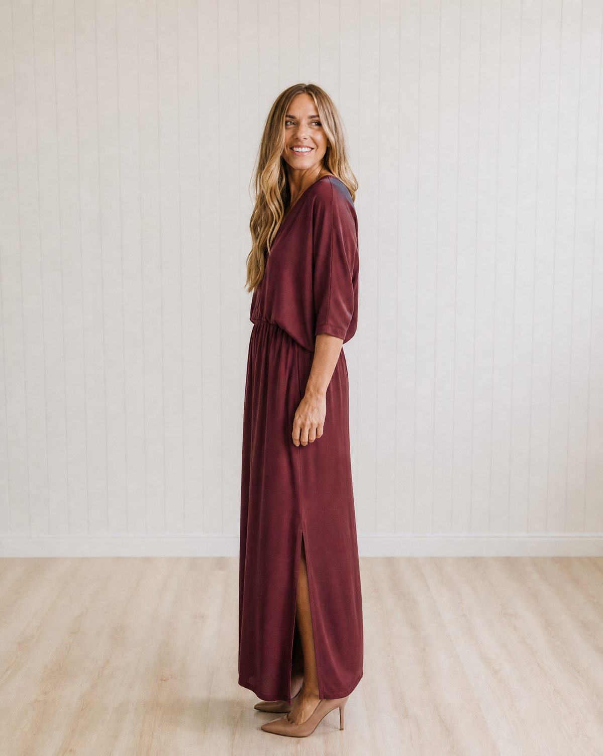 Lisette Wrap Cocktail Maxi Dress