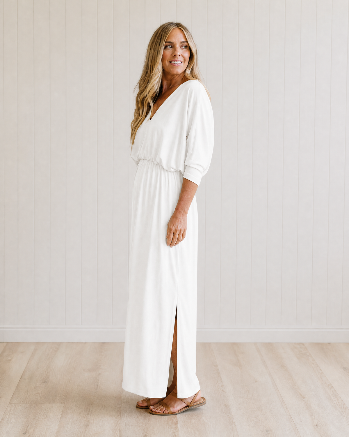Lisette Wrap Cocktail Maxi Dress