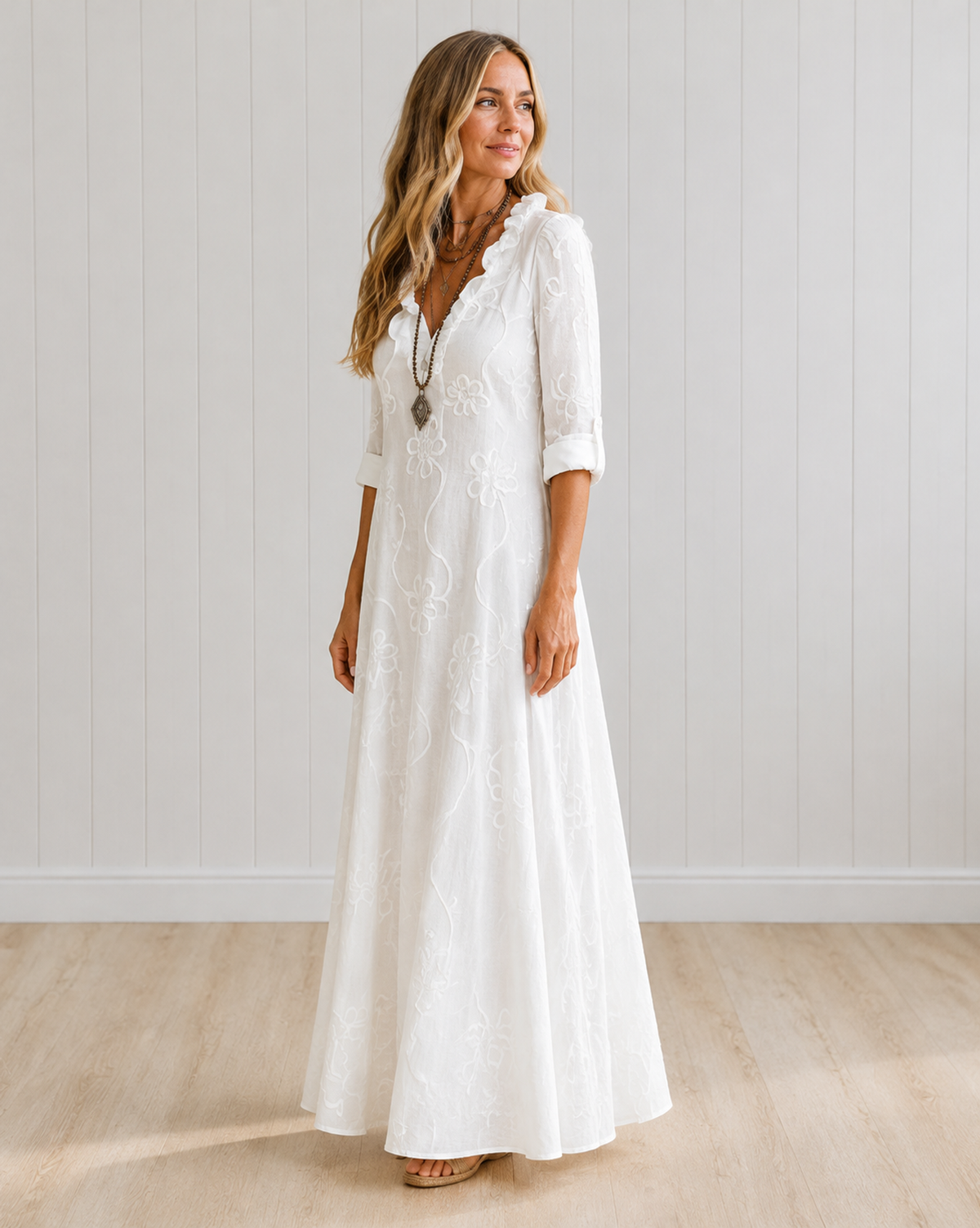Maribel Floral Flow Maxi Dress