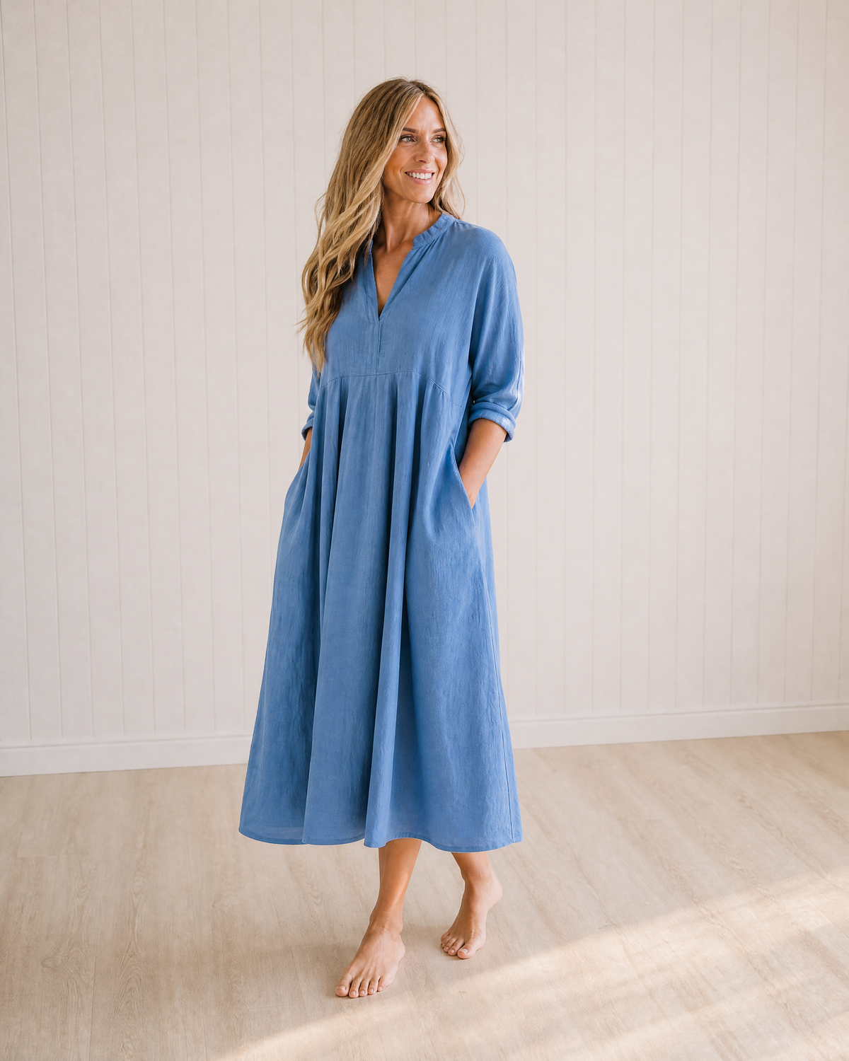 Sybil A-Line Dress with Pockets