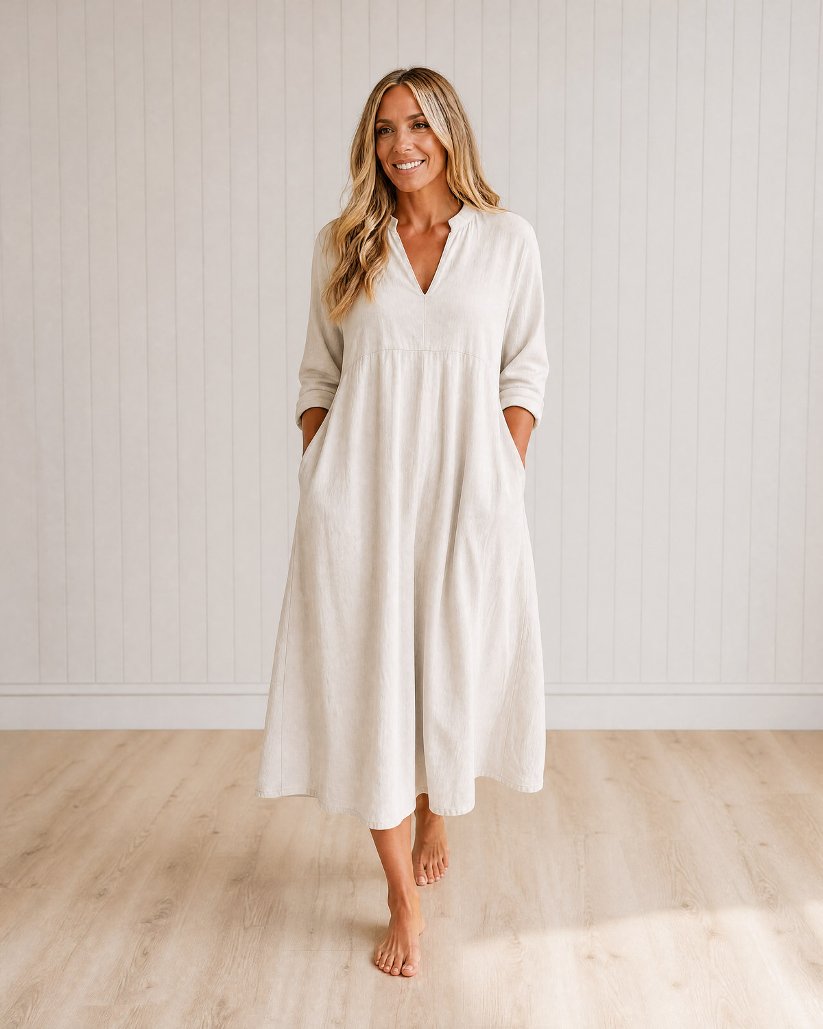 Sybil A-Line Dress with Pockets