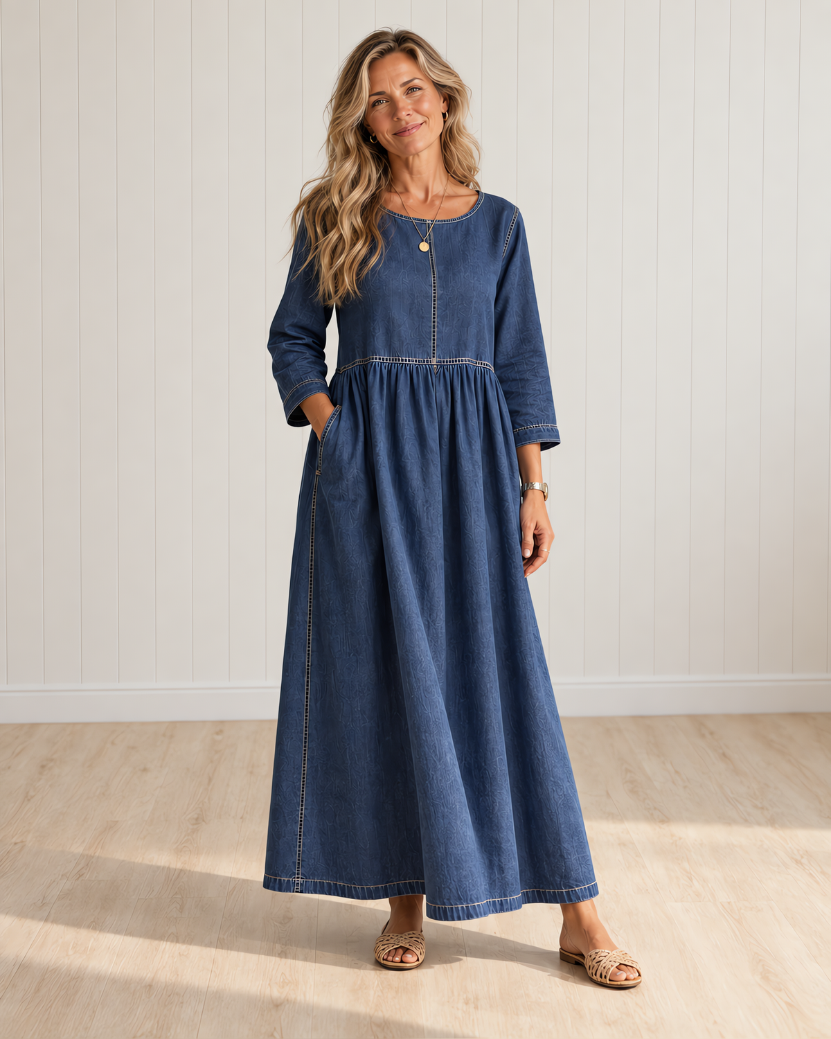 Zephyrelle Vintage Maxi Dress