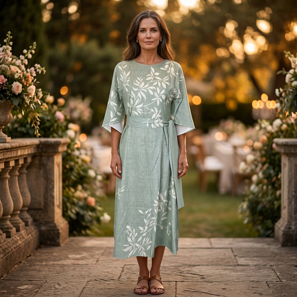 Eden - High Waist Floral Dress