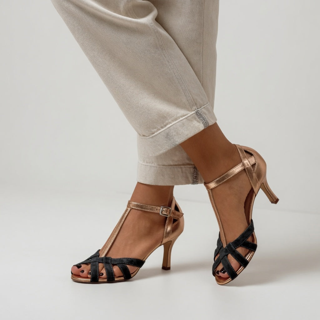 Amélia — Woven Sandal with Stiletto Heel in Retro Feminine Elegance