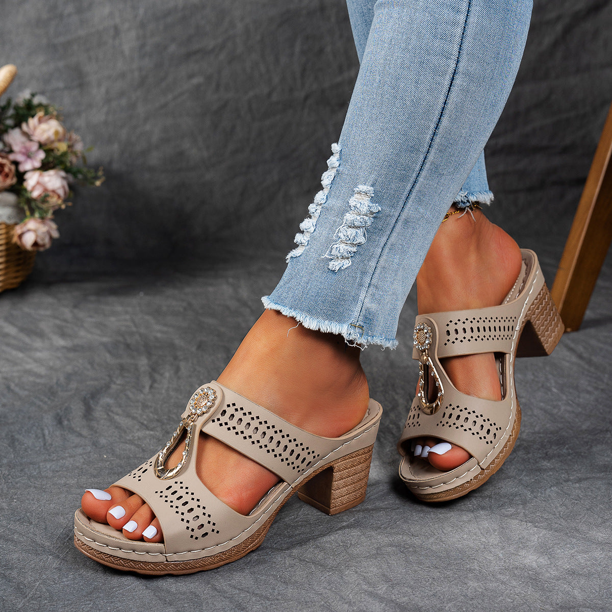 Lidia | Comfort Sandal with Heel