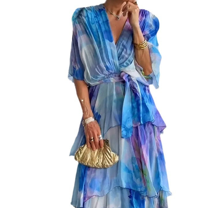 Ivy & Grace™ | Layered Floral Sun Dress