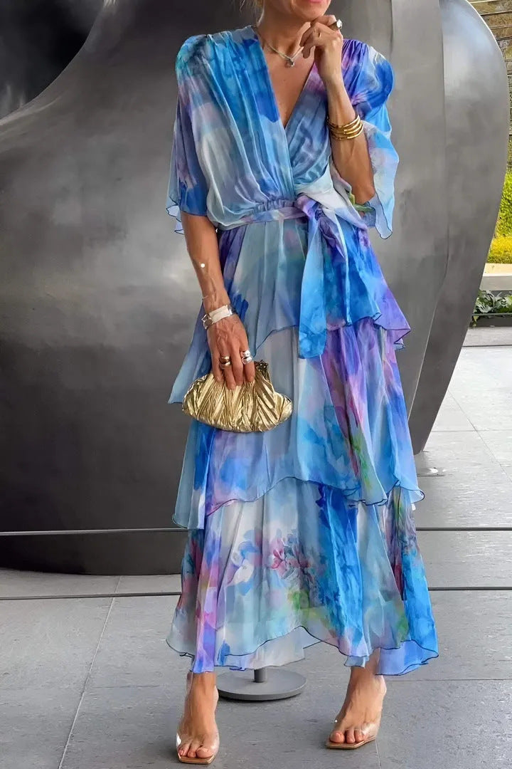 Ivy & Grace™ | Layered Floral Sun Dress