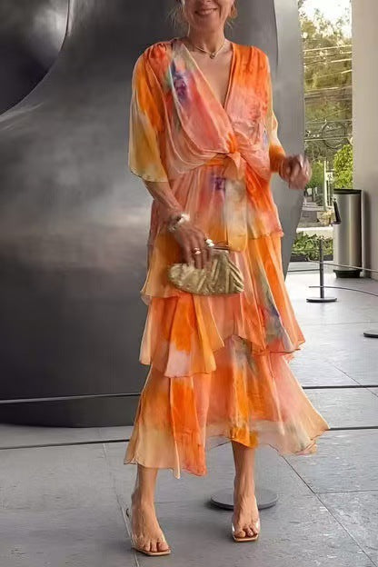 Ivy & Grace™ | Layered Floral Sun Dress