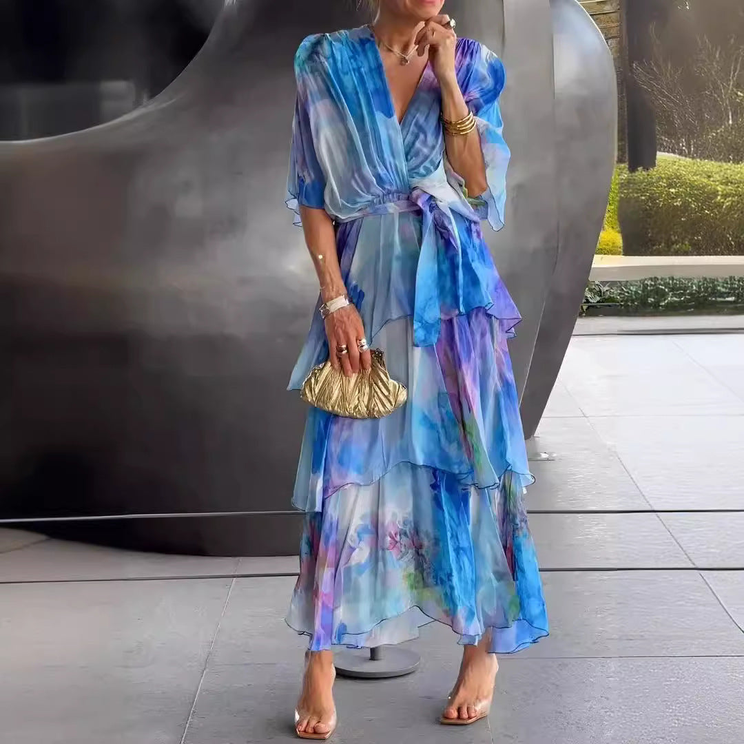 Ivy & Grace™ | Layered Floral Sun Dress