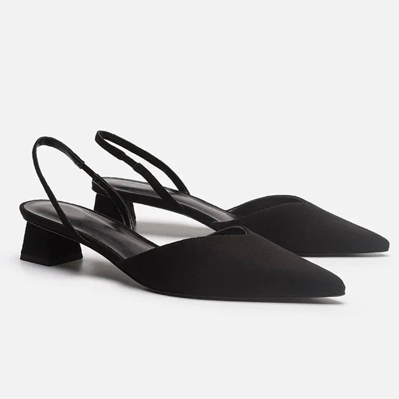 Serena | Comfortable Low Heeled Slingback