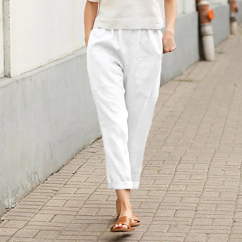 Kriza Wide Trousers with Pockets