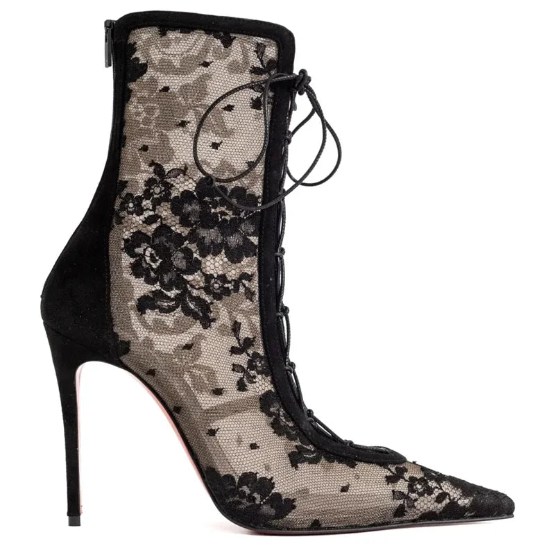 Noir Heeled Boots