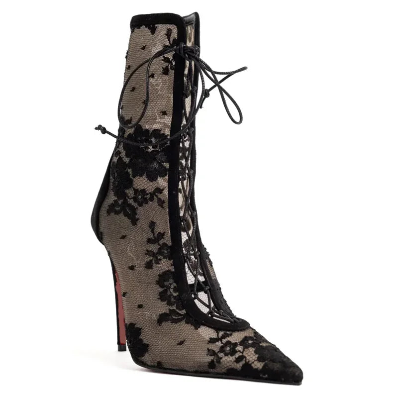 Noir Heeled Boots