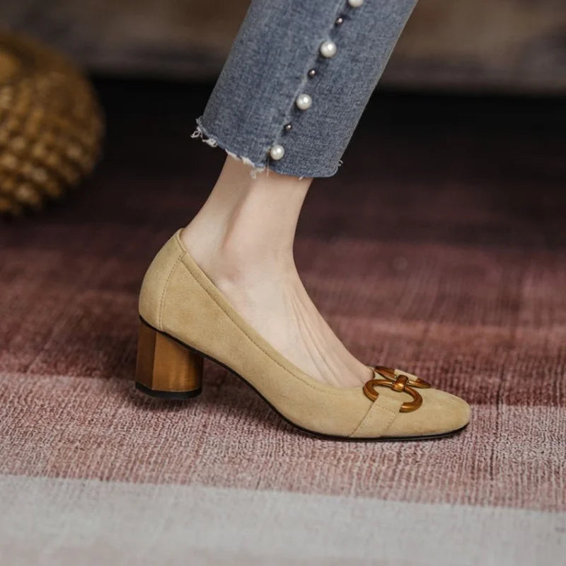 Melanie | Orthopaedic Closed Toe Buckle Heels