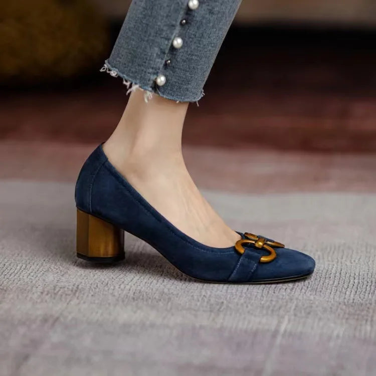 Melanie | Orthopaedic Closed Toe Buckle Heels