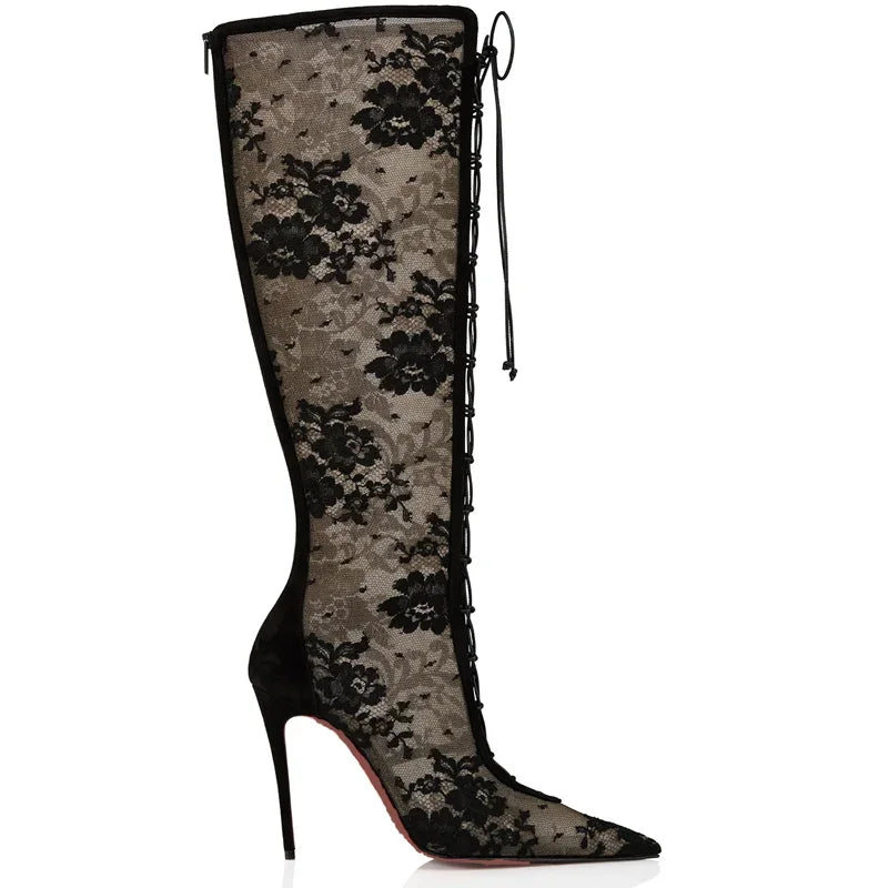 Noir Heeled Boots