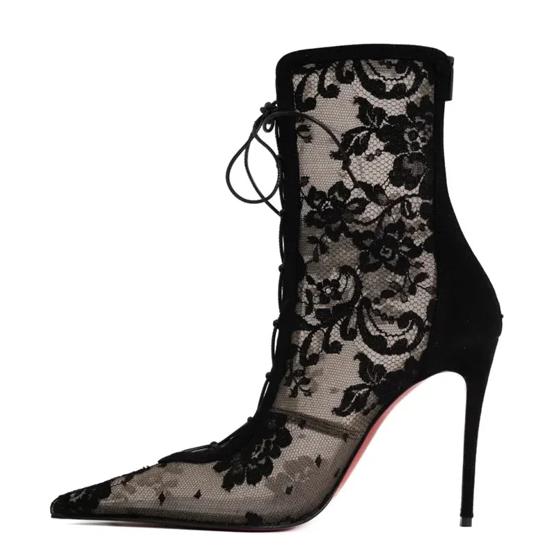 Noir Heeled Boots