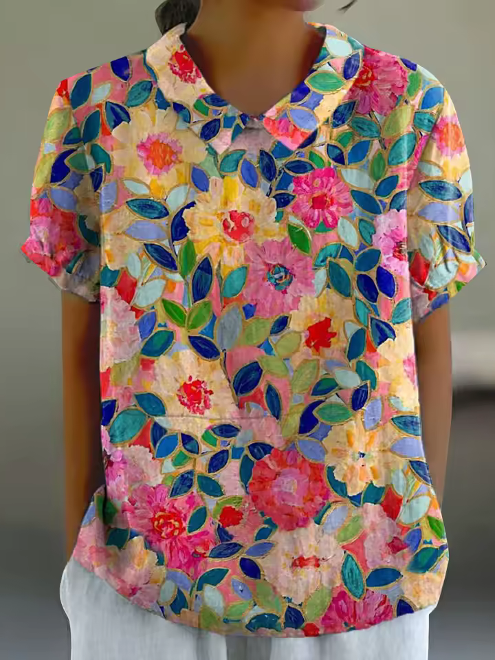 Cleo | Radiant Floral Shirt